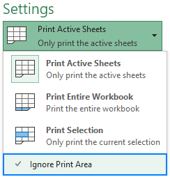 excel for mac set print area